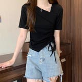 カットソー Tシャツ 半袖 トップス カジュアル シンプル レディース | TwoGates | 詳細画像2