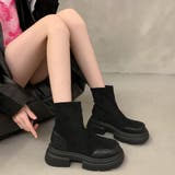 ブーツ ショートブーツ 厚底 靴 シューズ シンプル レディース | TwoGates  | 詳細画像1 