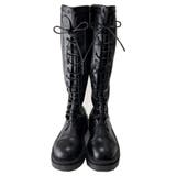 ロングブーツ ブーツ 靴 シューズ レースアップ カジュアル レディース | TwoGates | 詳細画像4