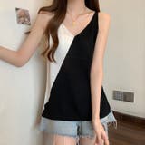 カットソー トップス ノースリーブ カジュアル シンプル レディース | TwoGates  | 詳細画像2 