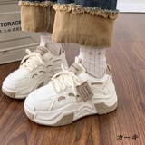 カーキ | スニーカー 靴 シューズ ダッドスニーカー ローカット 厚底 レディース | TwoGates