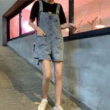 オーバーオール デニムパンツ ジーンズ サロペット カジュアル レディース | TwoGates | 詳細画像3