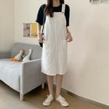 オーバーオール デニムスカート オールインワン シンプル レディース | TwoGates | 詳細画像4