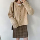 ニットカーディガン トップス 長袖 カーディガン レディース | TwoGates  | 詳細画像4 