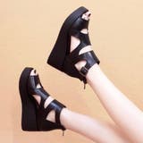 厚底サンダル サンダル 靴 シューズ ウェッジソール シンプル レディース | TwoGates | 詳細画像5