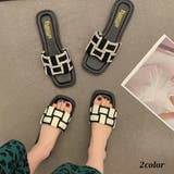 サンダル スリッパ 靴 シューズ ぺたんこ レディース | TwoGates | 詳細画像1