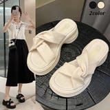 厚底サンダル サンダル 靴 シューズ シンプル レディース | TwoGates | 詳細画像1