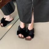 サンダル ファーサンダル 靴 シューズ カジュアル レディース | TwoGates | 詳細画像2