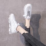 スニーカー 靴 シューズ カジュアル 厚底 ローカット シンプル レディース | TwoGates  | 詳細画像4 