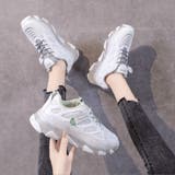 スニーカー 靴 シューズ カジュアル 厚底 ローカット シンプル レディース | TwoGates  | 詳細画像5 