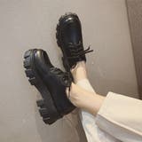 レースアップシューズ 靴 シューズ 厚底 オジ靴 レディース | TwoGates  | 詳細画像2 