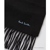 ブラック×スカイブルー | ポールスミス マフラー Paul | U-STREAM