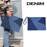 パッチワーク スタッズ クラッチバッグ | UCN | 詳細画像5 