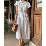 ホワイト | 刺繍シャツワンピース | Ulysses