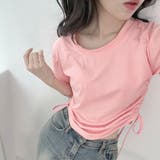 ピンク | ドローストリング半袖Tシャツ | Ulysses