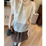 ベージュ | キャミソールドット柄シャツ2枚セット | Ulysses