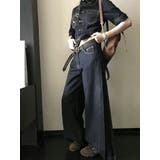 デニム半袖ジャケットワイドパンツ2枚セット | Ulysses | 詳細画像2 