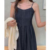 シャーリングティアードデニムキャミワンピース | Ulysses | 詳細画像6 