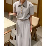 襟付き半袖トップススカートセットアップ | Ulysses | 詳細画像6 