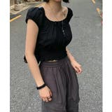 パフスリーブショートシャツトップス | Ulysses | 詳細画像6 
