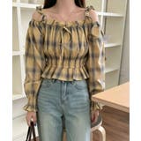 イエロー | フリルオフショルダー長袖シャツトップス | Ulysses