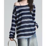 バック中空ボーダー柄Tシャツ | Ulysses | 詳細画像6 