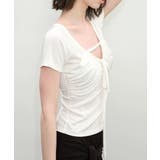 リボンVネック半袖Tシャツ | Ulysses | 詳細画像5 