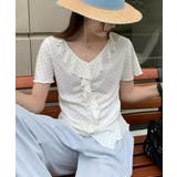 フリル半袖Tシャツ | Ulysses | 詳細画像1 