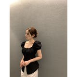 ブラック | シングルブレストパフスリーブシャツ | Ulysses