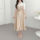 配色シャツワンピース | Ulysses | 詳細画像1 