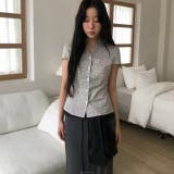 ホワイト | 襟付きチェック柄シャツ | Ulysses