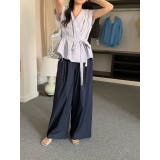 Vネックリボンブラウス | Ulysses | 詳細画像7