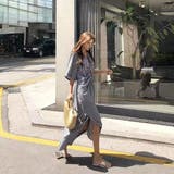 チェック柄ドローストリングワンピース | Ulysses | 詳細画像2