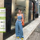 デニムオフショルダートップスパンツセットアップ | Ulysses | 詳細画像1 