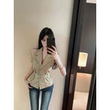 襟付きノースリーブジャケット | Ulysses | 詳細画像9