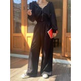 ブラック | フード付きトップスセットアップパンツ | Ulysses