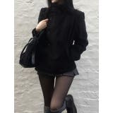 スタンドカラーシングルブレストメルトンジャケット | Ulysses | 詳細画像8