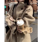 スタンドカラーウエストマークメルトンコート | Ulysses | 詳細画像1