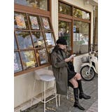 襟付きシングルブレストメルトンミディアム丈コート | Ulysses | 詳細画像4