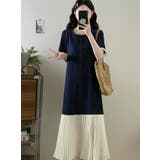 ベルト付き半袖ロングクルーネックデニムワンピース | Ulysses | 詳細画像7 