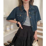 ポケット半袖襟付きデニムトップス | Ulysses | 詳細画像6