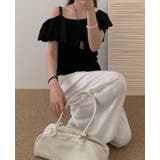 レースパッチワークオフショルダーTシャツ | Ulysses | 詳細画像4