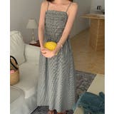 ブラック | チェック柄キャミワンピース | Ulysses