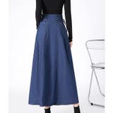 リボンハイウエストデニムスカート | Ulysses | 詳細画像3 