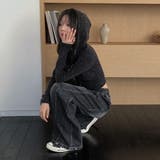 ハイウエストポケット付きボタン付きデニムワイドパンツ | Ulysses | 詳細画像5