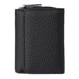 ブラック | ミニカラフル合成皮革3つ折り財布 | Ulysses