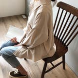 オーバーサイズ襟付き長袖シングルブレストポケット付き無地シャツ | Ulysses | 詳細画像4