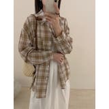 大人カジュアル襟付きシングルブレストポケット付きチェック柄シャツ | Ulysses | 詳細画像2 