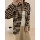 大人カジュアル襟付きシングルブレストポケット付きチェック柄シャツ | Ulysses | 詳細画像5 