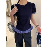 デザインクルーネック半袖配色TEE | Ulysses | 詳細画像7 